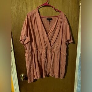 Peachy pink blouse